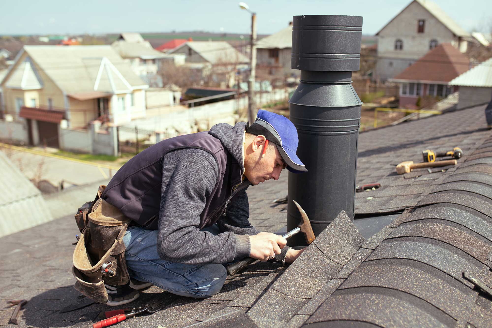Professional roofing installation