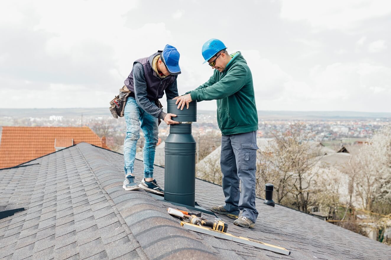 Storm damage roof repair